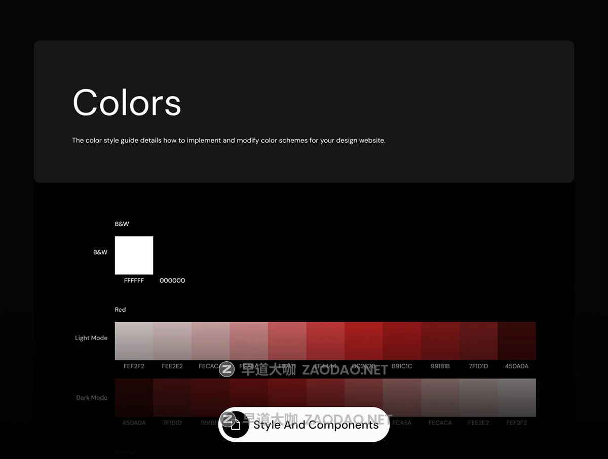 34页黑暗品牌VI使用规范指南手册画册设计figma模板源文件素材 Brand Guideline Presentation – Figma Slides插图1 34页黑暗品牌VI使用规范指南手册画册设计figma模板源文件素材 Brand Guideline Presentation – Figma Slides插图1