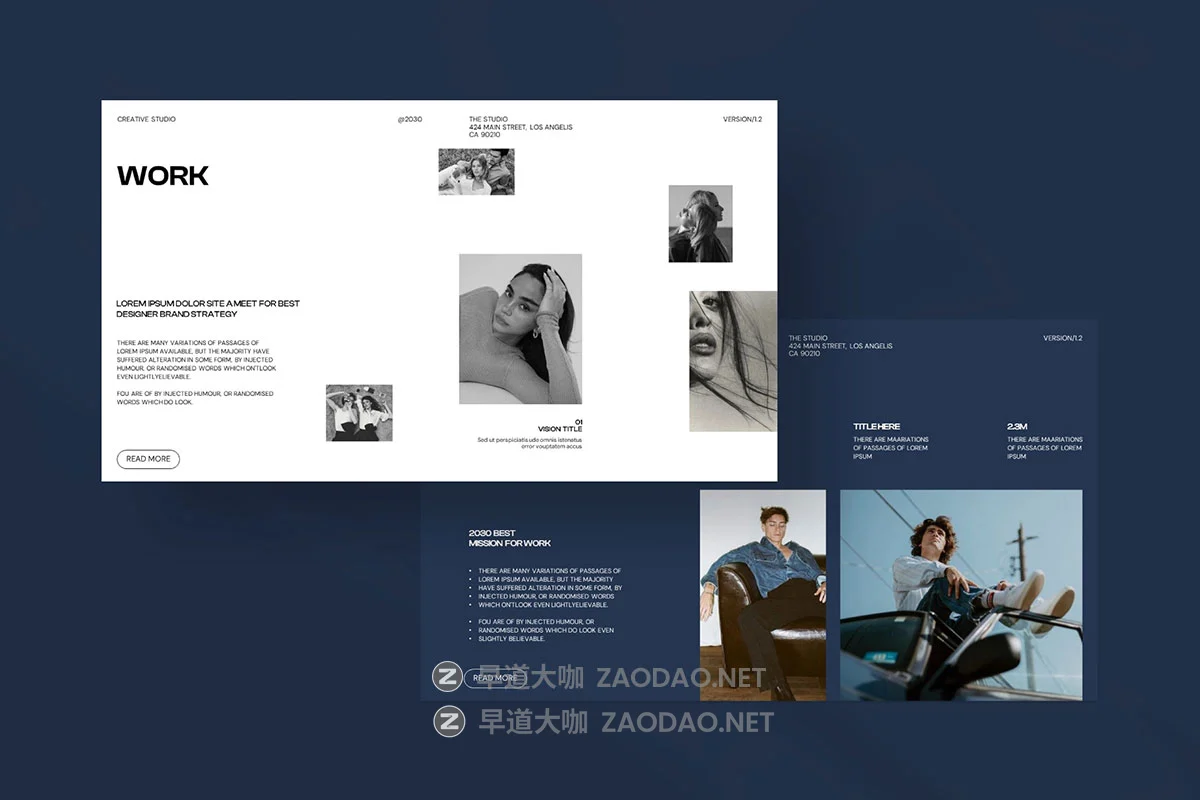 21页创意服装品牌策划提案作品集设计ppt/keynote模板素材 Brand Strategy Presentation Template插图4 21页创意服装品牌策划提案作品集设计ppt/keynote模板素材 Brand Strategy Presentation Template插图4