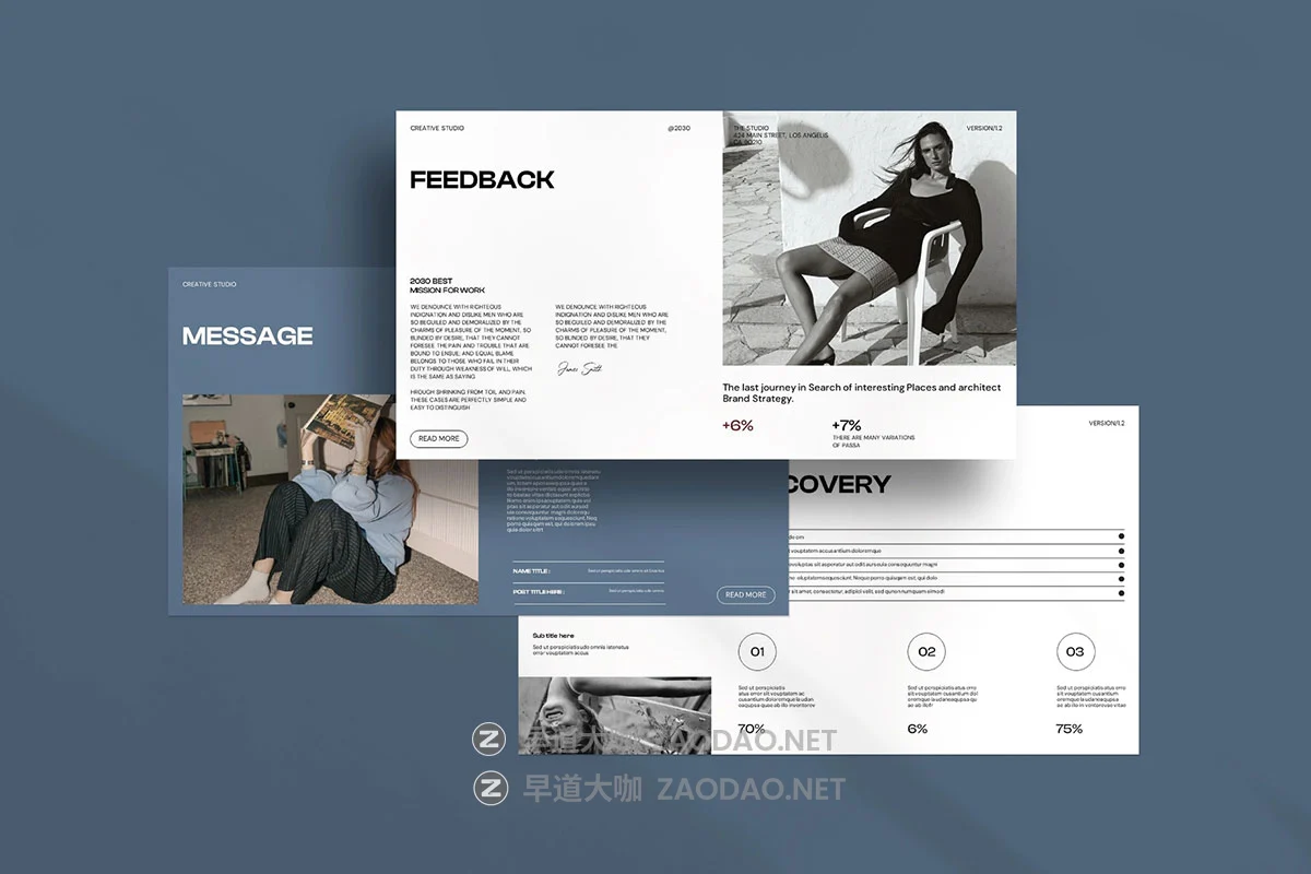 21页创意服装品牌策划提案作品集设计ppt/keynote模板素材 Brand Strategy Presentation Template插图7 21页创意服装品牌策划提案作品集设计ppt/keynote模板素材 Brand Strategy Presentation Template插图7