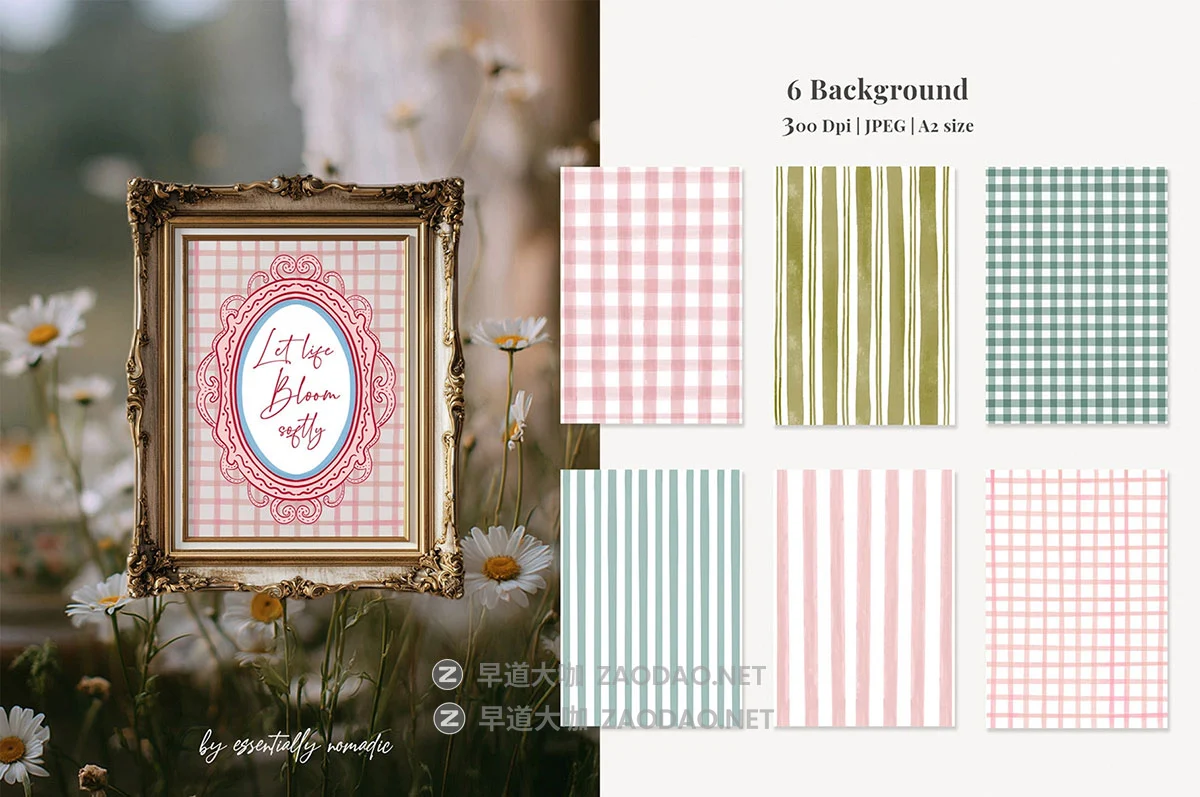 50款怀旧梦幻浪漫童话般婚礼手绘蕾丝风格花卉相框边框PNG免抠图设计素材 Cottagecore Decorative Frame clipart插图10 50款怀旧梦幻浪漫童话般婚礼手绘蕾丝风格花卉相框边框PNG免抠图设计素材 Cottagecore Decorative Frame clipart插图10