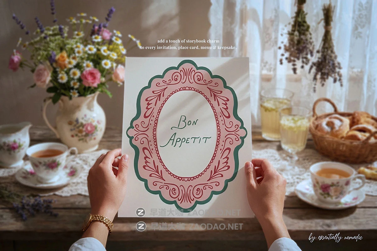 50款怀旧梦幻浪漫童话般婚礼手绘蕾丝风格花卉相框边框PNG免抠图设计素材 Cottagecore Decorative Frame clipart插图7 50款怀旧梦幻浪漫童话般婚礼手绘蕾丝风格花卉相框边框PNG免抠图设计素材 Cottagecore Decorative Frame clipart插图7