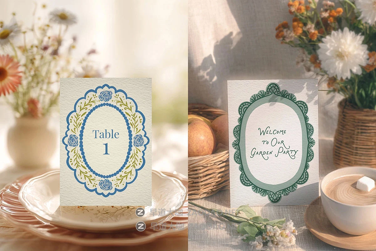 50款怀旧梦幻浪漫童话般婚礼手绘蕾丝风格花卉相框边框PNG免抠图设计素材 Cottagecore Decorative Frame clipart插图4 50款怀旧梦幻浪漫童话般婚礼手绘蕾丝风格花卉相框边框PNG免抠图设计素材 Cottagecore Decorative Frame clipart插图4