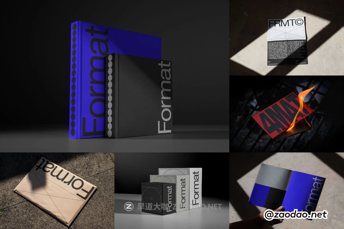 7款高级场景质感海报画册书籍名片信封包装盒vi品牌设计ps展示效果图样机模板 Format Mockup – BATCH 001 Collection P2插图 7款高级场景质感海报画册书籍名片信封包装盒vi品牌设计ps展示效果图样机模板 Format Mockup – BATCH 001 Collection P2插图