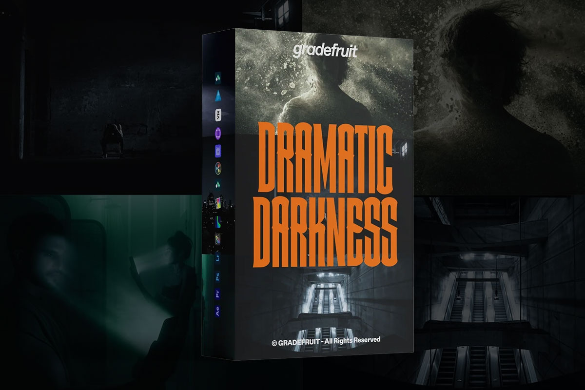 GradeFruit 强烈阴影高对比度戏剧性vlog摄影调色LUT/LR预设+中文教程 GradeFruit – Dramatic Darkness LUTs & LR Presets特色图 GradeFruit 强烈阴影高对比度戏剧性vlog摄影调色LUT/LR预设+中文教程 GradeFruit – Dramatic Darkness LUTs & LR Presets