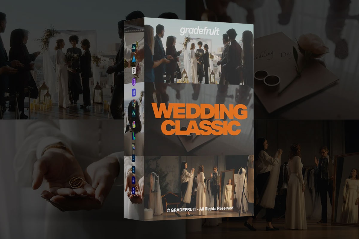 GradeFruit 经典优雅细腻自然色调婚礼结婚照摄影视频照片调色LUT预设+LR预设 GradeFruit – Wedding Classic LUTs & LR Presets特色图 GradeFruit 经典优雅细腻自然色调婚礼结婚照摄影视频照片调色LUT预设+LR预设 GradeFruit – Wedding Classic LUTs & LR Presets