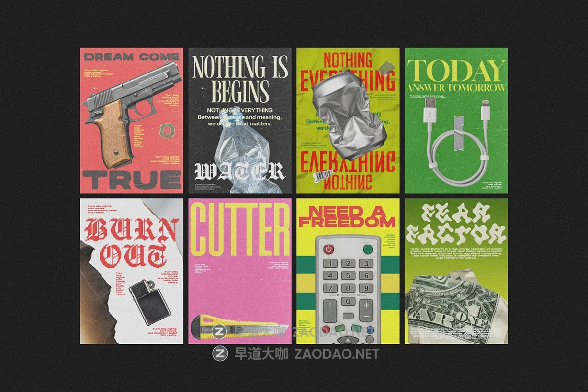 79款活力复古就金属垃圾杂物文具纸片混合拼贴png免抠图片素材 Hyper Junks Graphic Elements插图1 79款活力复古就金属垃圾杂物文具纸片混合拼贴png免抠图片素材 Hyper Junks Graphic Elements插图1