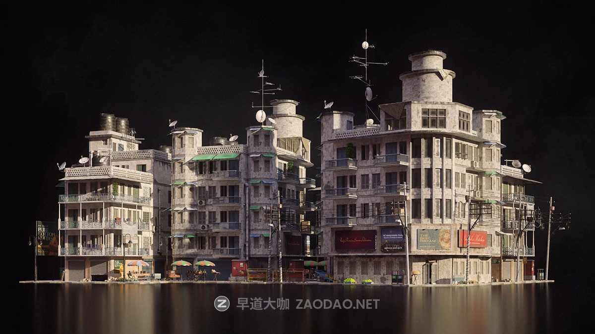 印度新德里城市街道环境建筑3D模型资产Blender/FBX/MAX格式 KitBash3D – New Delhi插图7 印度新德里城市街道环境建筑3D模型资产Blender/FBX/MAX格式 KitBash3D – New Delhi插图7