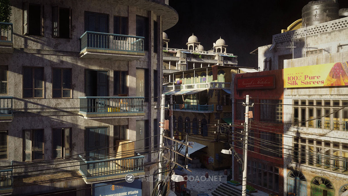 印度新德里城市街道环境建筑3D模型资产Blender/FBX/MAX格式 KitBash3D – New Delhi插图11 印度新德里城市街道环境建筑3D模型资产Blender/FBX/MAX格式 KitBash3D – New Delhi插图11