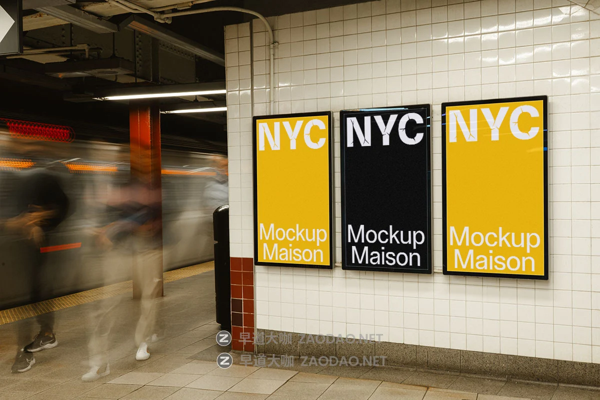 7款美国纽约城市品牌促销电影车身墙贴海报广告牌店招设计ps贴图样机模板 Mockup.Maison – New York City 3 Collection P3插图4 7款美国纽约城市品牌促销电影车身墙贴海报广告牌店招设计ps贴图样机模板 Mockup.Maison – New York City 3 Collection P3插图4