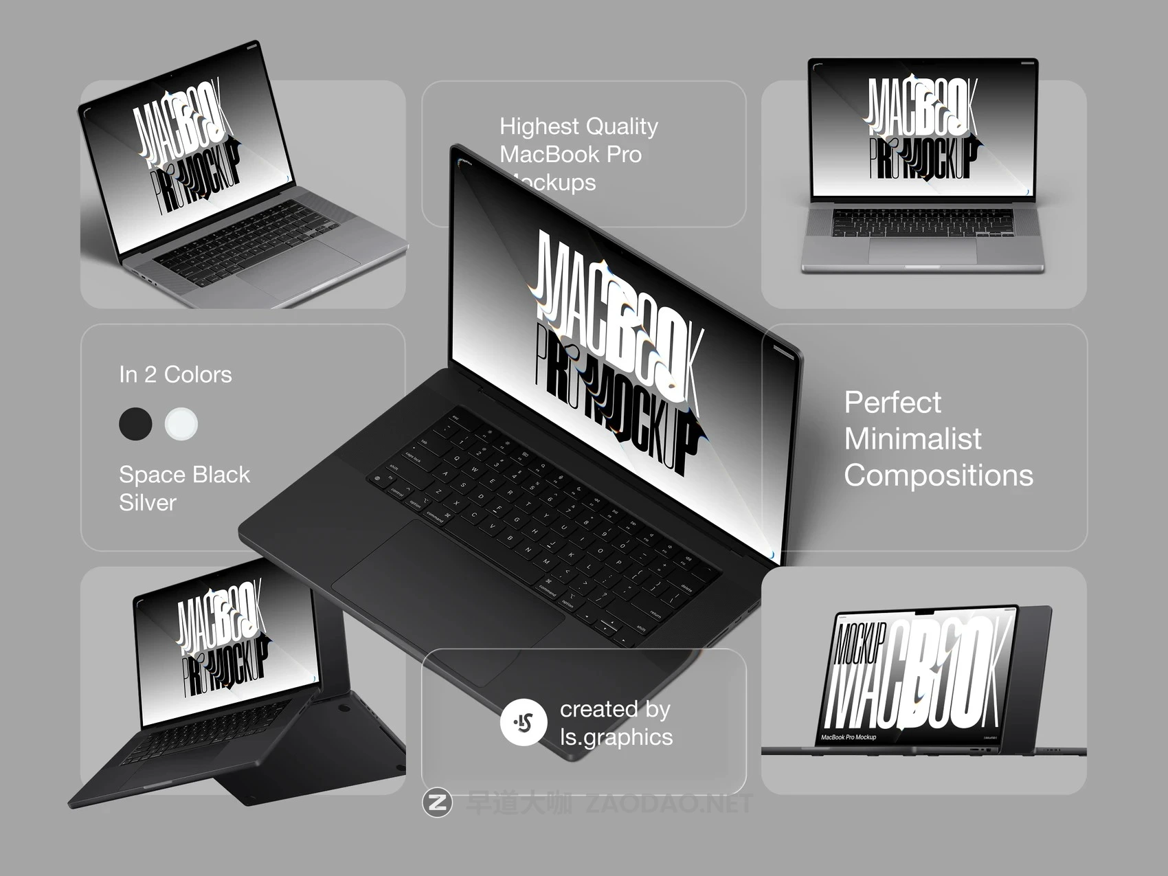 13款高级灰调网站ui界面设计苹果MacBook Pro笔记本电脑展示贴图psd/figma/sketch样机模板 MacBook Pro Mockups by LS.Graphics插图 13款高级灰调网站ui界面设计苹果MacBook Pro笔记本电脑展示贴图psd/figma/sketch样机模板 MacBook Pro Mockups by LS.Graphics插图