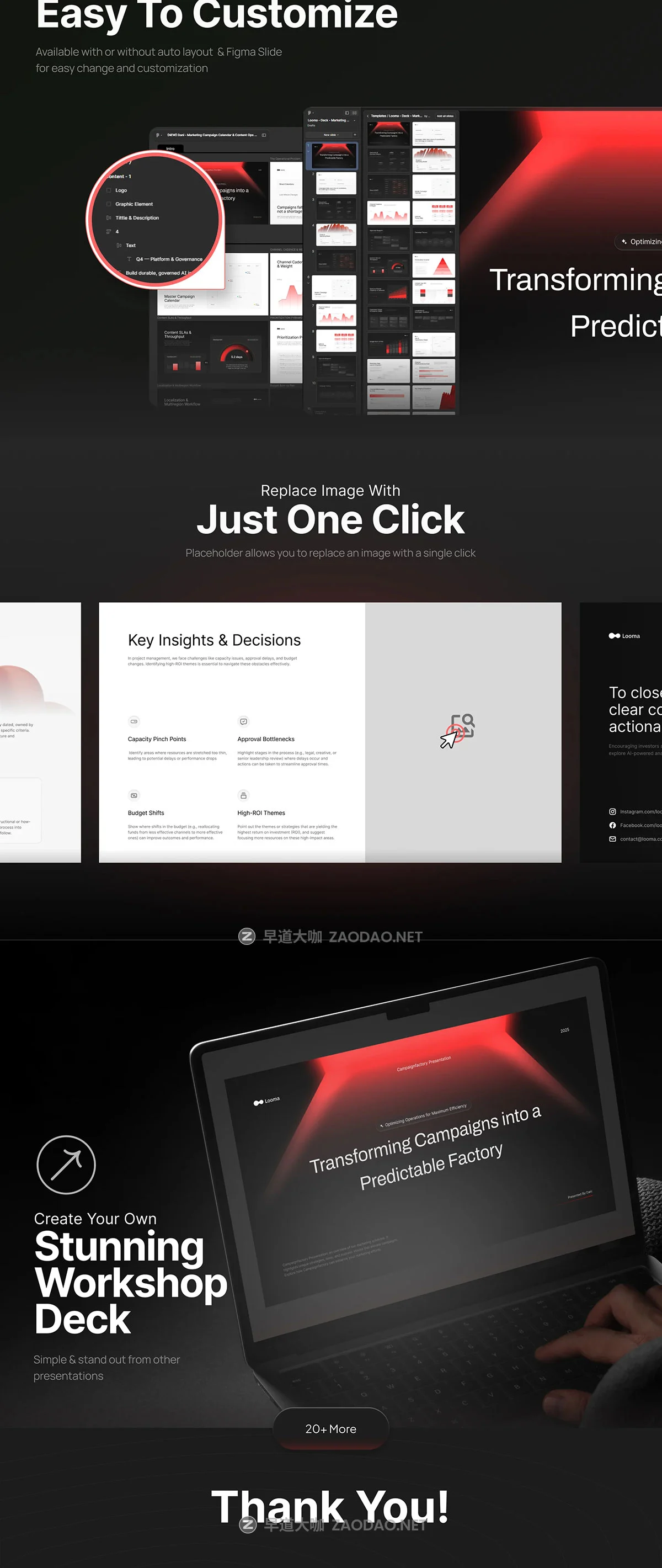 25页公司项目图表数据分析融资提案财务年报报表幻灯片设计ppt/figma模板 Marketing Campaign Pitch Deck – Looma插图8 25页公司项目图表数据分析融资提案财务年报报表幻灯片设计ppt/figma模板 Marketing Campaign Pitch Deck – Looma插图8