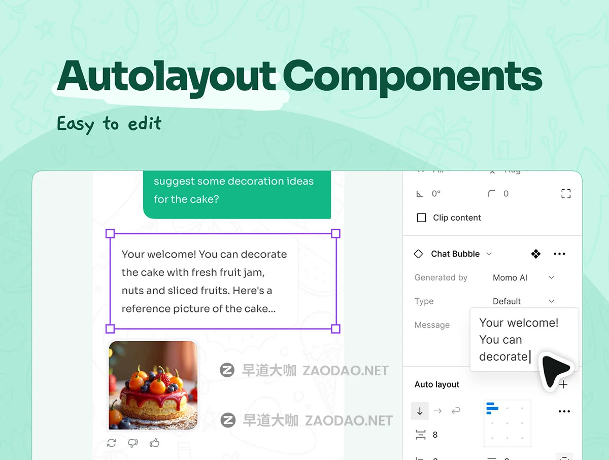 80+屏双配色AI智能聊天机器人图像视频生成SaaS订阅服务app ui界面设计figma模板套件 Momo AI – Chatbot UI Kit插图6 80+屏双配色AI智能聊天机器人图像视频生成SaaS订阅服务app ui界面设计figma模板套件 Momo AI – Chatbot UI Kit插图6