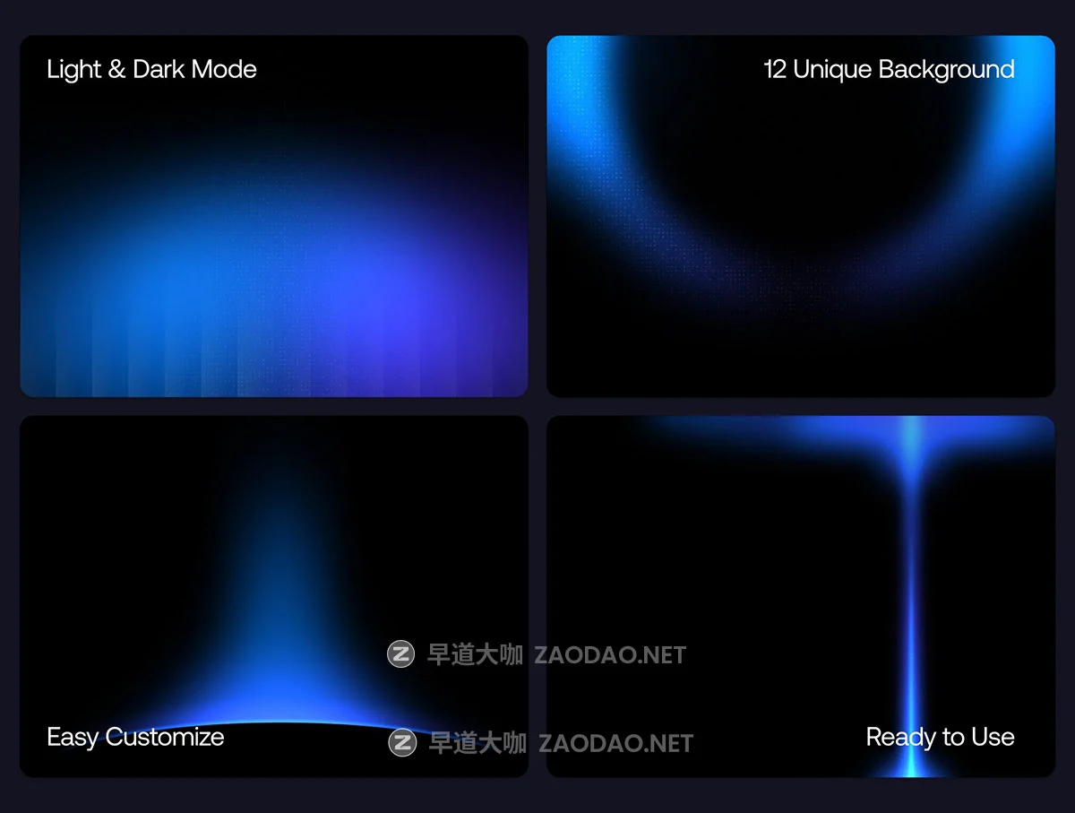 12款未来科技蓝色渐变霓虹颗粒感主视觉KV设计背景图片Figma格式素材 Neon Background Vol. 01插图3 12款未来科技蓝色渐变霓虹颗粒感主视觉KV设计背景图片Figma格式素材 Neon Background Vol. 01插图3