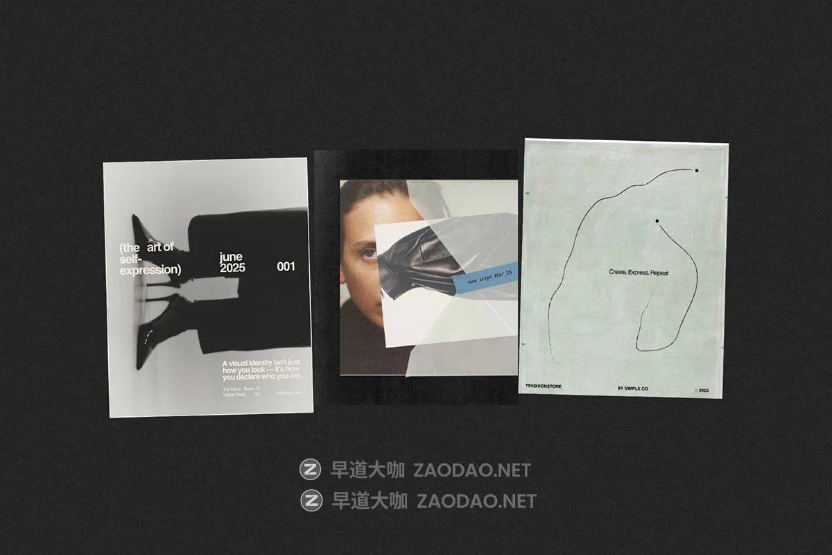 现代美学撕纸拼贴艺术情绪版生活方式品牌营社交媒体设计CANVA模板素材 ORZA | SOCIAL MEDIA KIT插图2 现代美学撕纸拼贴艺术情绪版生活方式品牌营社交媒体设计CANVA模板素材 ORZA | SOCIAL MEDIA KIT插图2