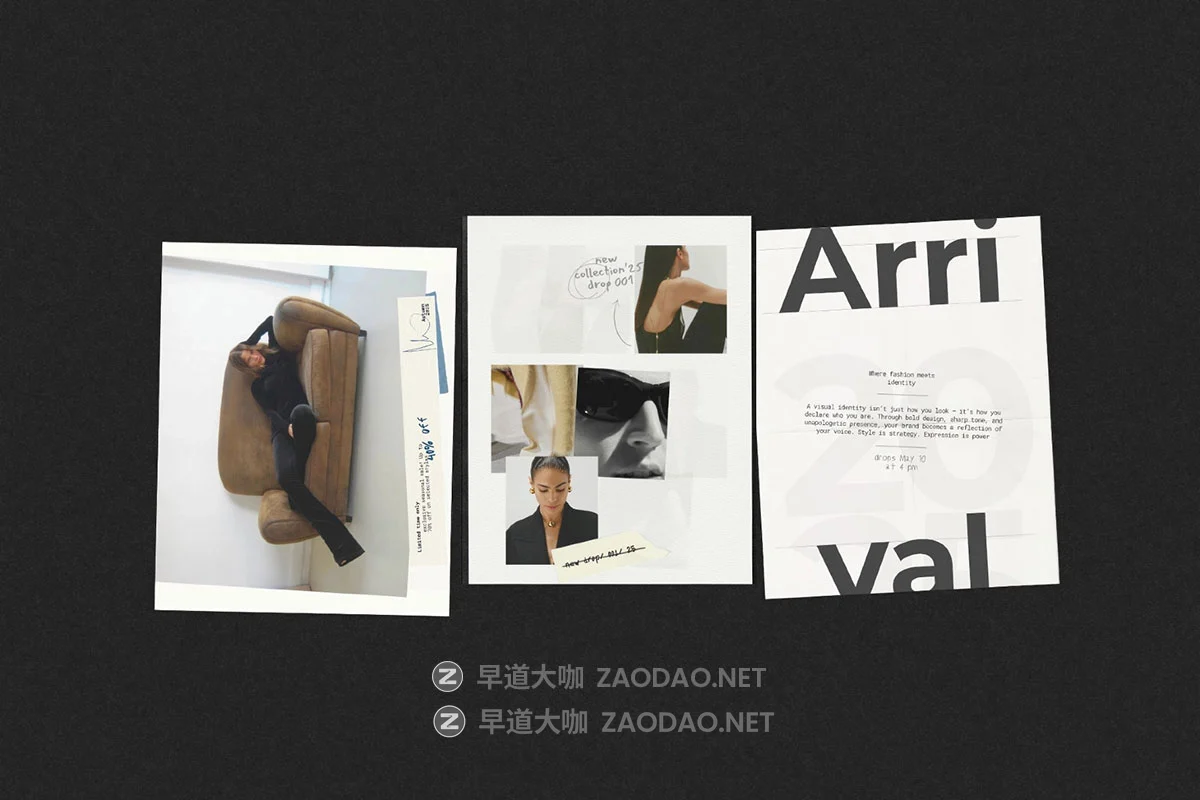 现代美学撕纸拼贴艺术情绪版生活方式品牌营社交媒体设计CANVA模板素材 ORZA | SOCIAL MEDIA KIT插图7 现代美学撕纸拼贴艺术情绪版生活方式品牌营社交媒体设计CANVA模板素材 ORZA | SOCIAL MEDIA KIT插图7