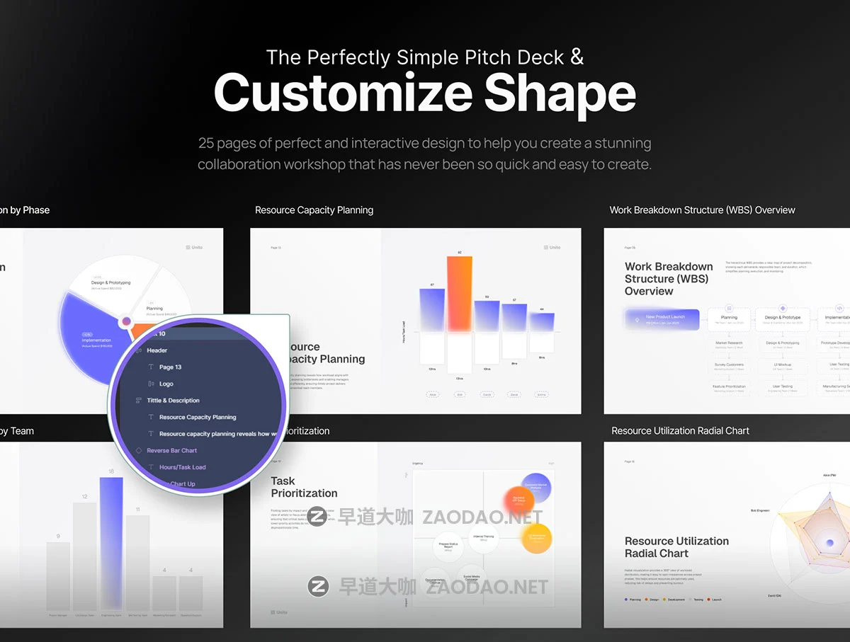 25页极简企业市场营销规划提案工作汇报幻灯片设计ppt/figma模板 Presentation Planner Work Breakdown Structure and Resource插图3 25页极简企业市场营销规划提案工作汇报幻灯片设计ppt/figma模板 Presentation Planner Work Breakdown Structure and Resource插图3