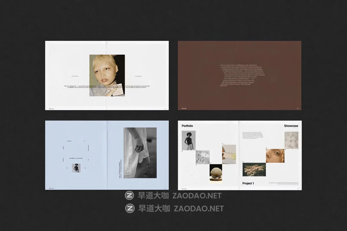 20页创意拼贴艺术设计工作室作品集幻灯片画册图文排版indd/canva模板素材 RIOT | PORTFOLIO插图4 20页创意拼贴艺术设计工作室作品集幻灯片画册图文排版indd/canva模板素材 RIOT | PORTFOLIO插图4