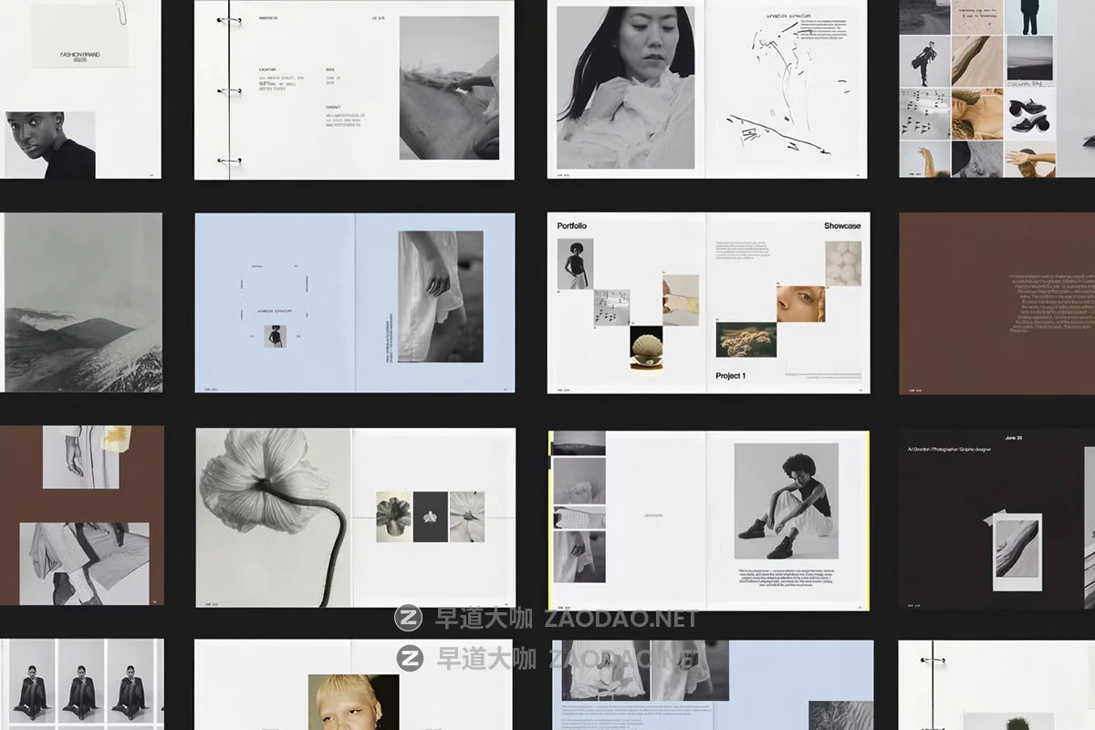 20页创意拼贴艺术设计工作室作品集幻灯片画册图文排版indd/canva模板素材 RIOT | PORTFOLIO插图9 20页创意拼贴艺术设计工作室作品集幻灯片画册图文排版indd/canva模板素材 RIOT | PORTFOLIO插图9