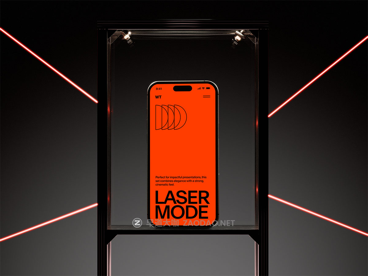 16款暗黑工业风苹果iPhone手机iPad平板MacBook电脑ui作品集贴图psd/figma样机模板 Wannathis – Laser light Apple device mockups插图16 16款暗黑工业风苹果iPhone手机iPad平板MacBook电脑ui作品集贴图psd/figma样机模板 Wannathis – Laser light Apple device mockups插图16