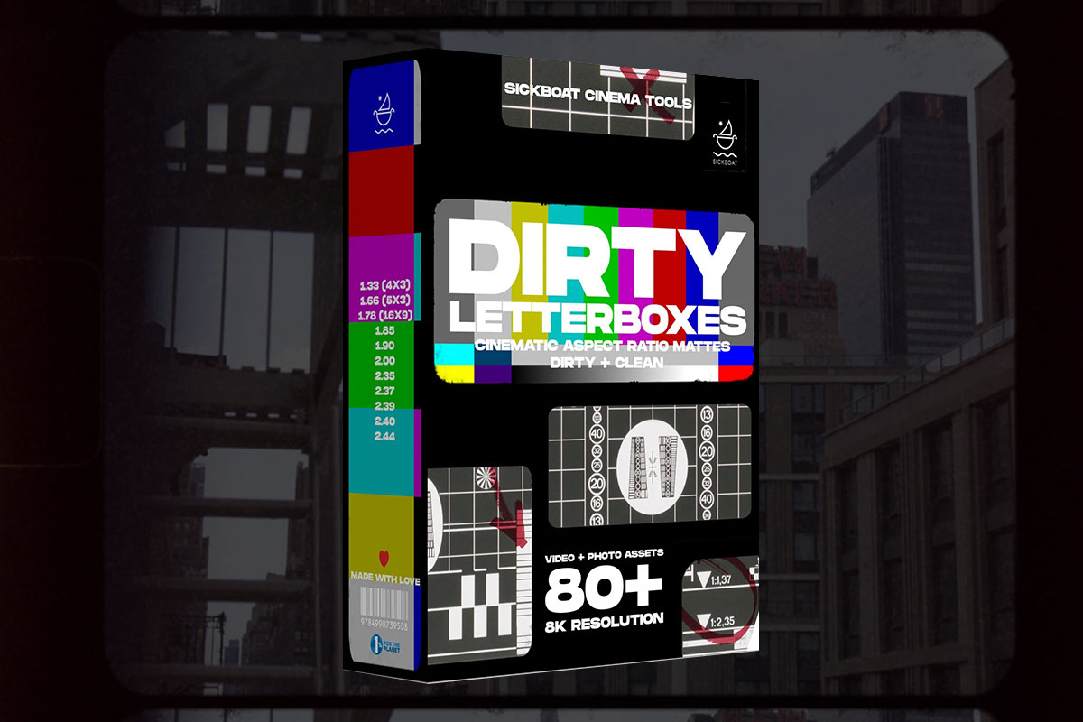 110+组破损粗糙做旧划痕电影质感胶片边框模拟叠加层视频特效素材包 Sickboat – Dirty Letterboxes Cinematic Aspect Ratio Mattes (8K)特色图 110+组破损粗糙做旧划痕电影质感胶片边框模拟叠加层视频特效素材包 Sickboat – Dirty Letterboxes Cinematic Aspect Ratio Mattes (8K)