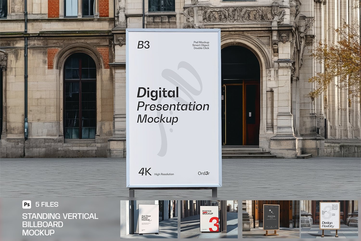 5款国外城市餐厅店铺促销海报广告牌设计展示psd样机mockup模板素材 Sidewalk Posterboard Mockup特色图 5款国外城市餐厅店铺促销海报广告牌设计展示psd样机mockup模板素材 Sidewalk Posterboard Mockup