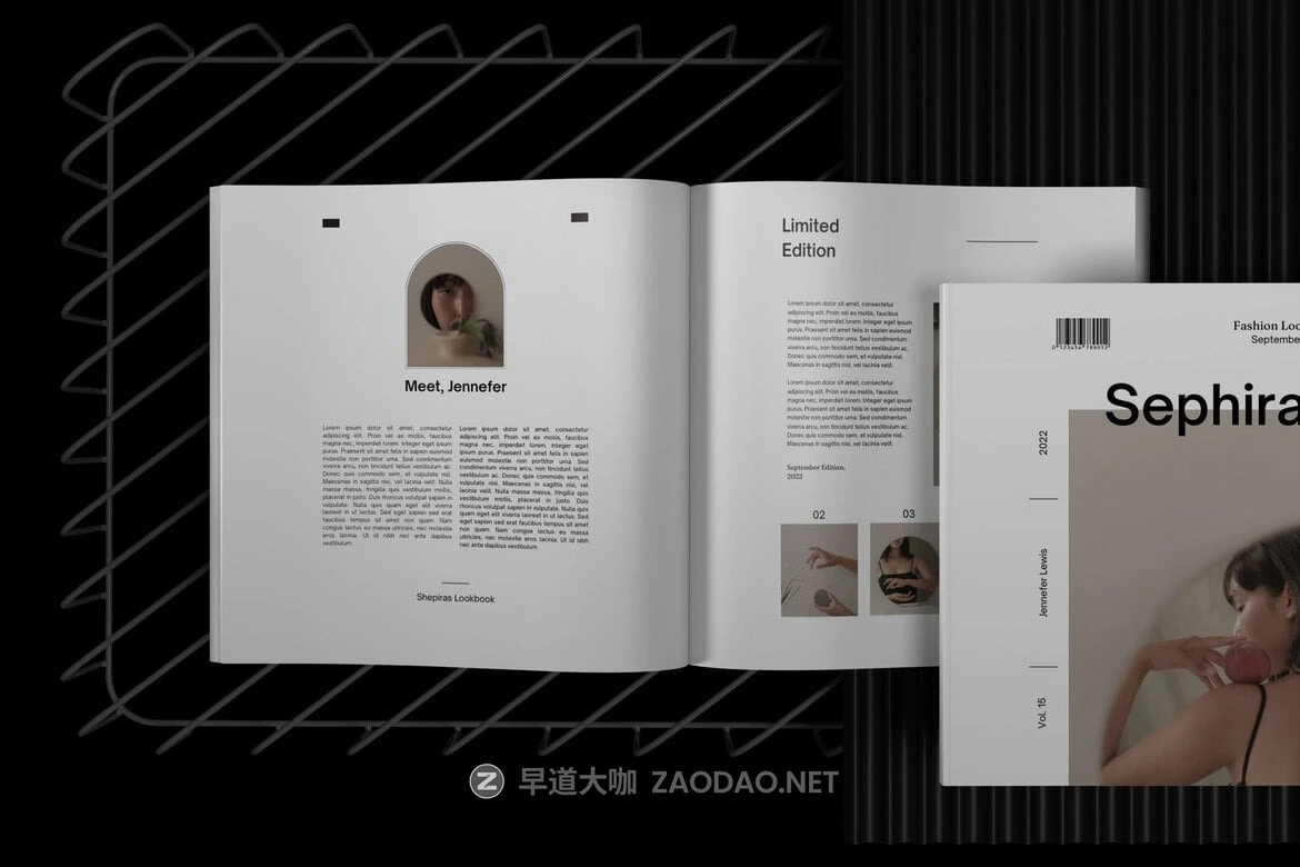 3款方形画册杂志书籍设计展示效果图ps贴图样机mockup模板素材 Square Magazine Mockup插图3 3款方形画册杂志书籍设计展示效果图ps贴图样机mockup模板素材 Square Magazine Mockup插图3