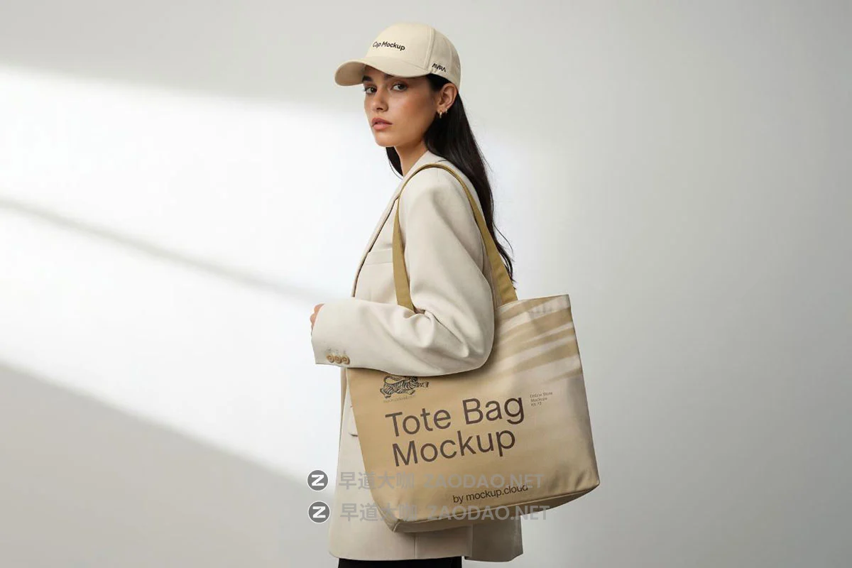 9款女装品牌VI设计棒球帽帆布包拎袋工作证手机ps贴图效果图样机 Fashion Branding Mockups / Aura Series插图10 9款女装品牌VI设计棒球帽帆布包拎袋工作证手机ps贴图效果图样机 Fashion Branding Mockups / Aura Series插图10