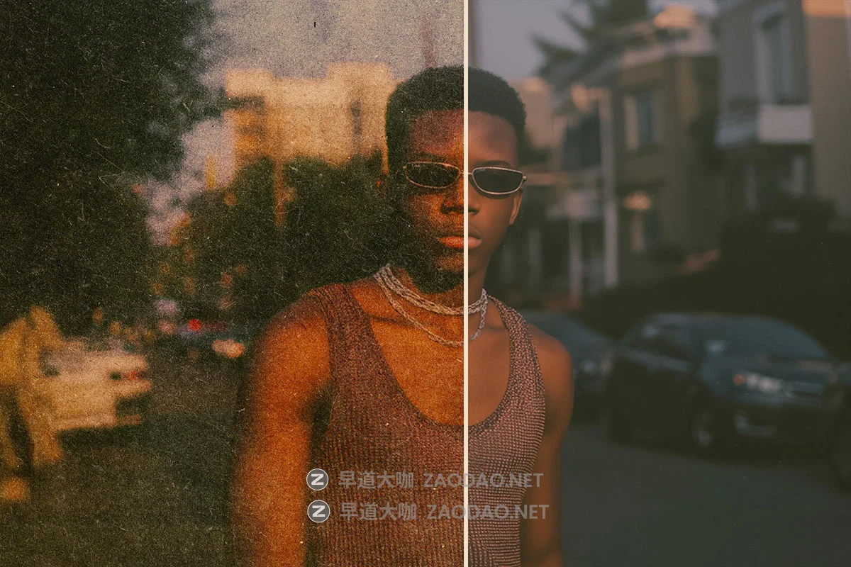 复古做旧杂点灰尘划痕怀旧颗粒纸张磨损照片修图ps特效滤镜插件样机 Vintage Printed Vibe Effect插图3 复古做旧杂点灰尘划痕怀旧颗粒纸张磨损照片修图ps特效滤镜插件样机 Vintage Printed Vibe Effect插图3