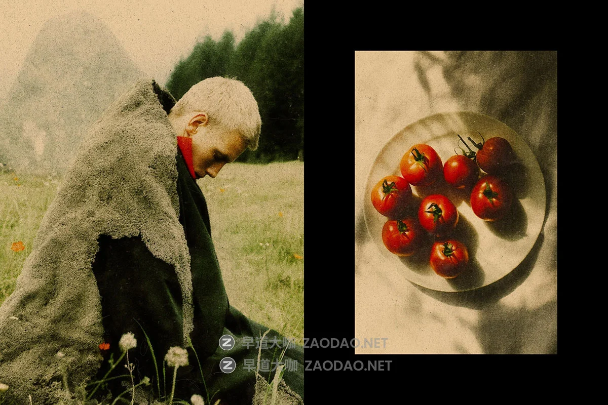 复古做旧杂点灰尘划痕怀旧颗粒纸张磨损照片修图ps特效滤镜插件样机 Vintage Printed Vibe Effect插图2 复古做旧杂点灰尘划痕怀旧颗粒纸张磨损照片修图ps特效滤镜插件样机 Vintage Printed Vibe Effect插图2