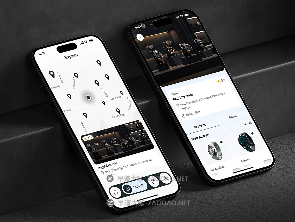 65+屏奢侈品智能手表电子产品商城app用户界面设计figma模板ui套件素材 Watch E-commerce Mobile App UI Kit插图7 65+屏奢侈品智能手表电子产品商城app用户界面设计figma模板ui套件素材 Watch E-commerce Mobile App UI Kit插图7
