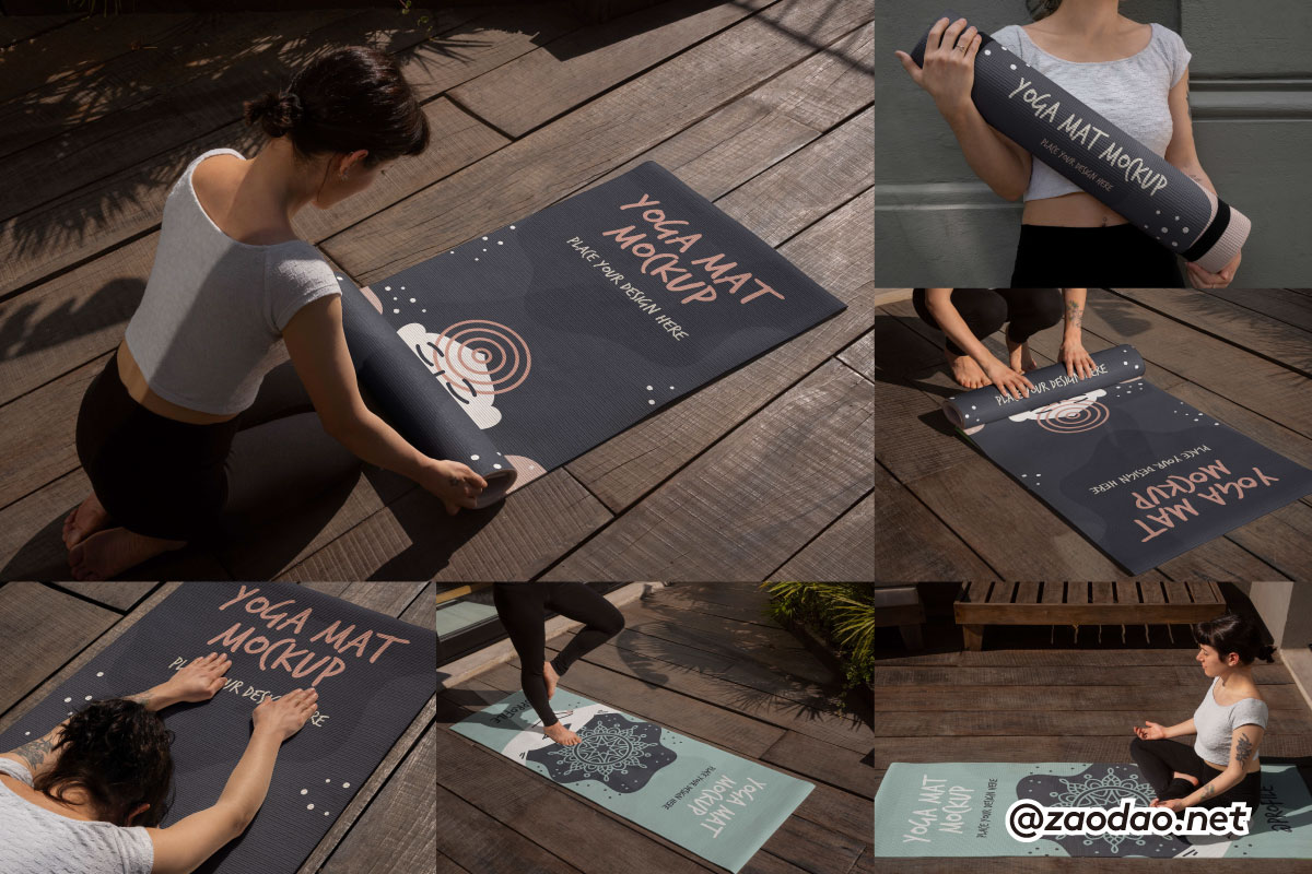12款户外真实拍摄健身防滑保护瑜伽垫品牌logo设计展示ps贴图样机模板 Yoga Mat Mockup特色图 12款户外真实拍摄健身防滑保护瑜伽垫品牌logo设计展示ps贴图样机模板 Yoga Mat Mockup