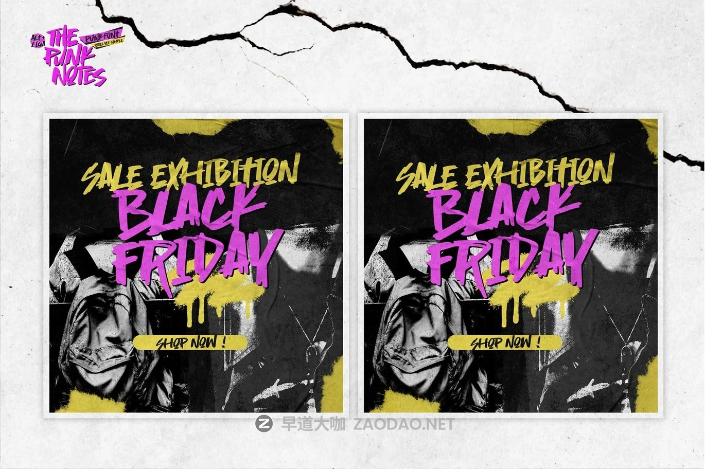 时尚涂鸦风赛博朋克海报包装邀请函设计装饰英文字体安装包 The Punk Notes – Punk Font Rebel Yet Simple插图4 时尚涂鸦风赛博朋克海报包装邀请函设计装饰英文字体安装包 The Punk Notes – Punk Font Rebel Yet Simple插图4