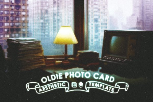 时尚复古模糊颗粒划痕照片效果ps特效滤镜样机 Oldie Photo Card Effect特色图 时尚复古模糊颗粒划痕照片效果ps特效滤镜样机 Oldie Photo Card Effect