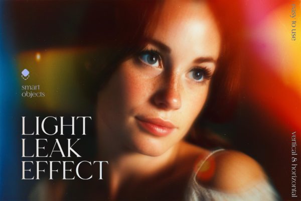 梦幻模糊漏光燥点电影照片效果ps特效滤镜样机 Cinematic Light Leak Photo Effect特色图 梦幻模糊漏光燥点电影照片效果ps特效滤镜样机 Cinematic Light Leak Photo Effect