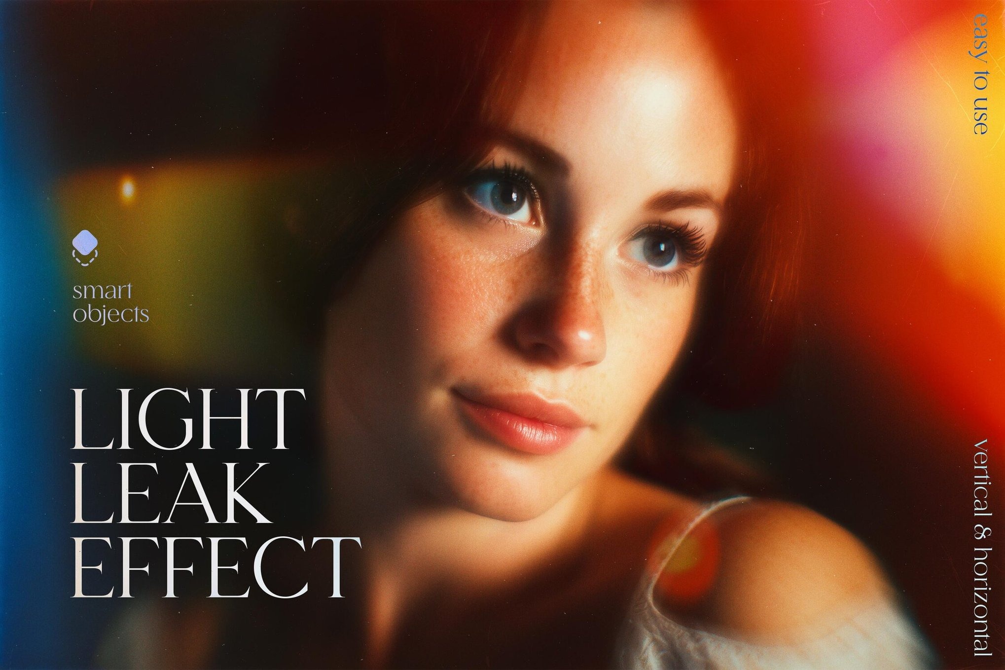 梦幻模糊漏光燥点电影照片效果ps特效滤镜样机 Cinematic Light Leak Photo Effect特色图 梦幻模糊漏光燥点电影照片效果ps特效滤镜样机 Cinematic Light Leak Photo Effect