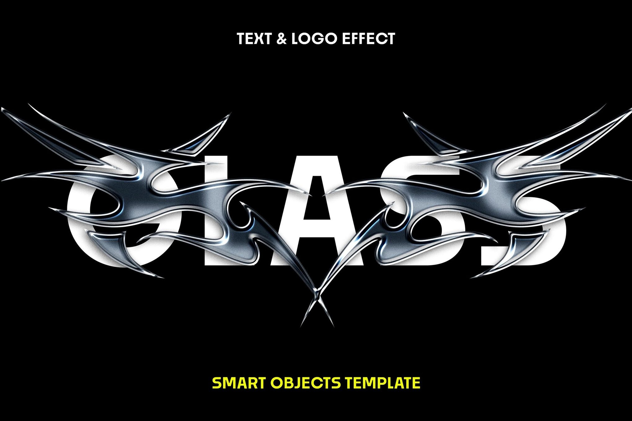 3D立体光泽玻璃镀铬效果标题Logo设计ps特效样机模版 Glass Text & Logo Effect特色图 3D立体光泽玻璃镀铬效果标题Logo设计ps特效样机模版 Glass Text & Logo Effect