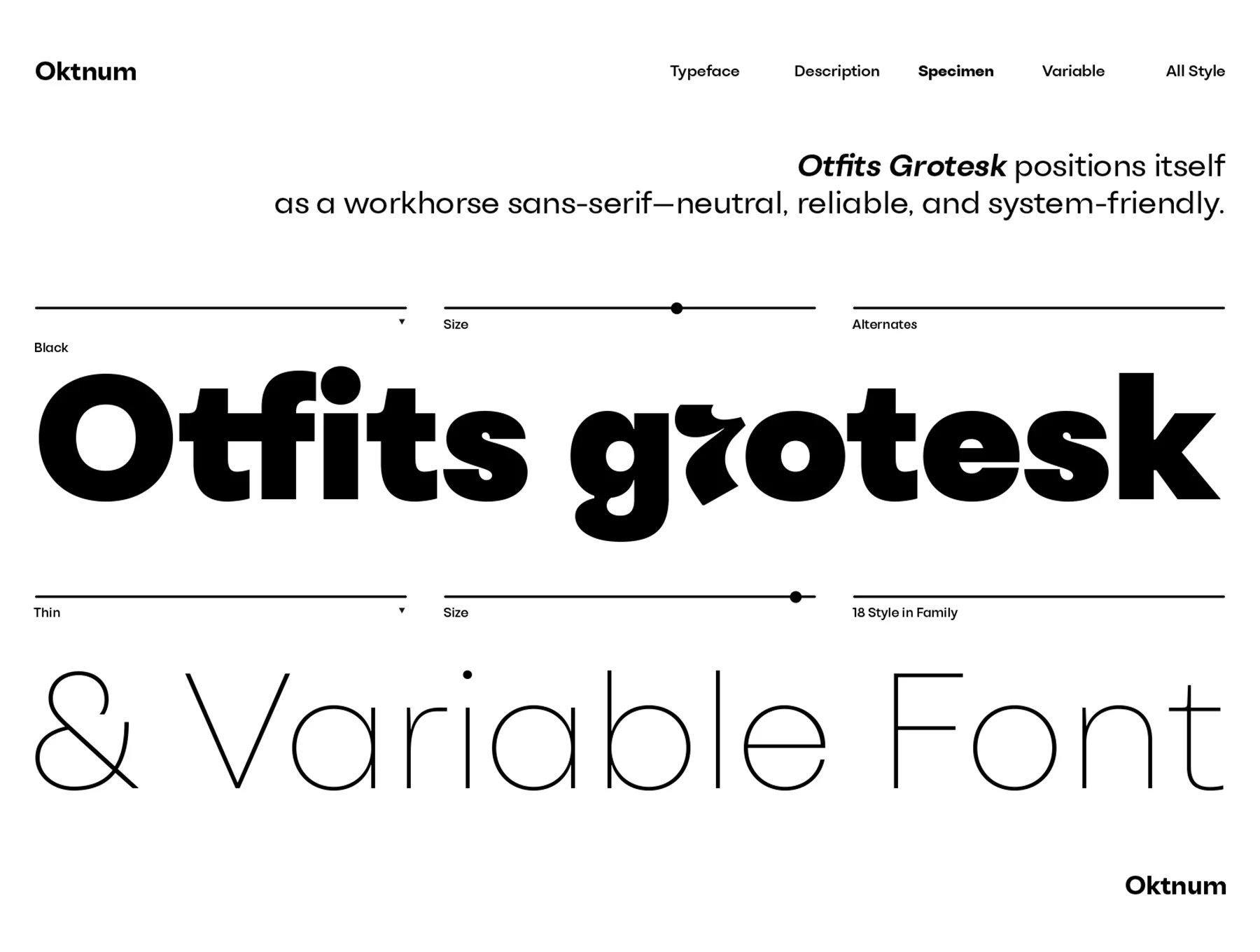 现代美学品牌数字界面包装徽标设计无衬线英文字体安装包 Otfits Grotesk Display Typeface特色图 现代美学品牌数字界面包装徽标设计无衬线英文字体安装包 Otfits Grotesk Display Typeface