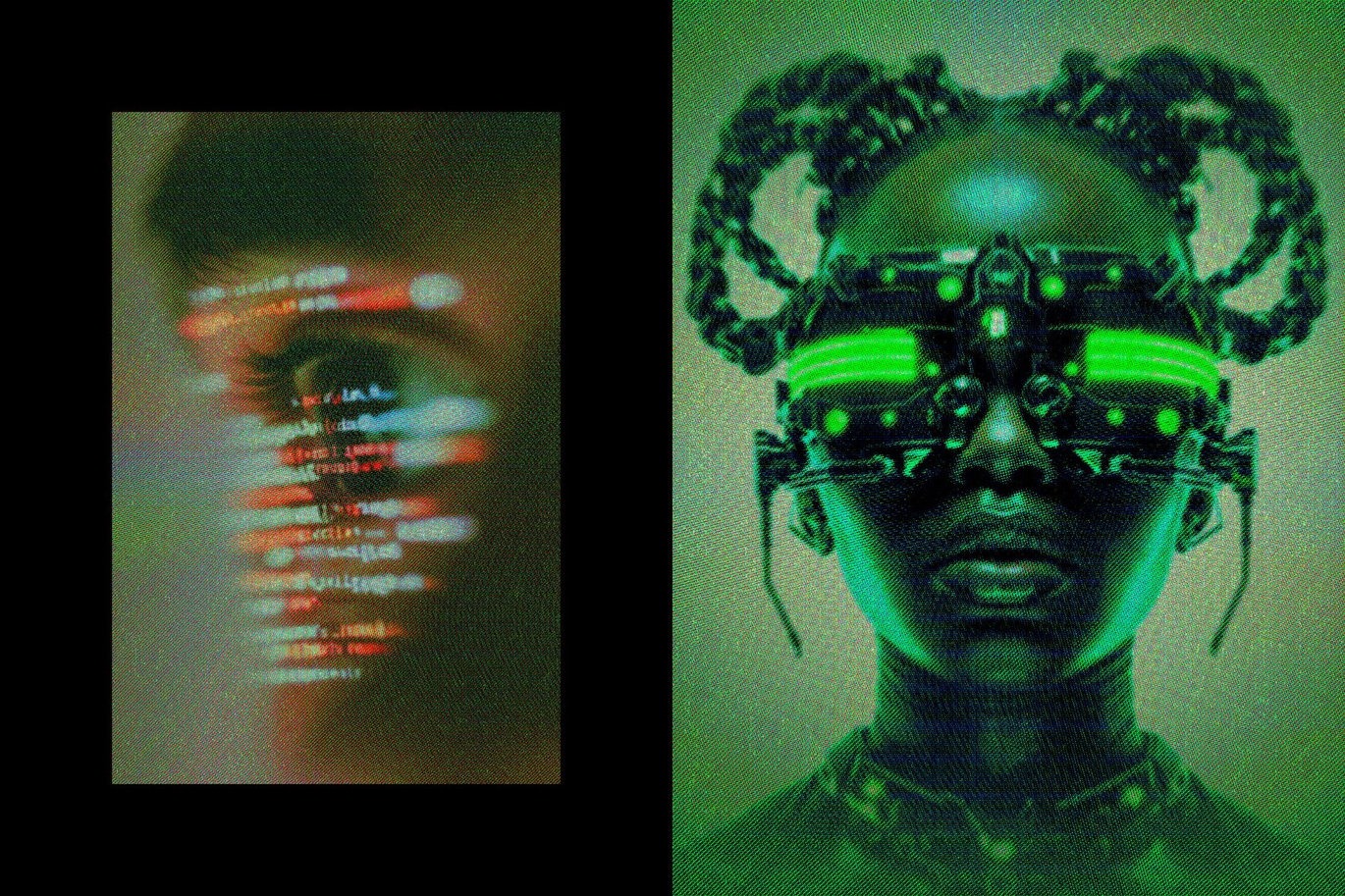 复古矩阵像素化CRT旧电视显示照片效果ps特效滤镜样机 Matrix CRT Photo Effect插图6 复古矩阵像素化CRT旧电视显示照片效果ps特效滤镜样机 Matrix CRT Photo Effect插图6