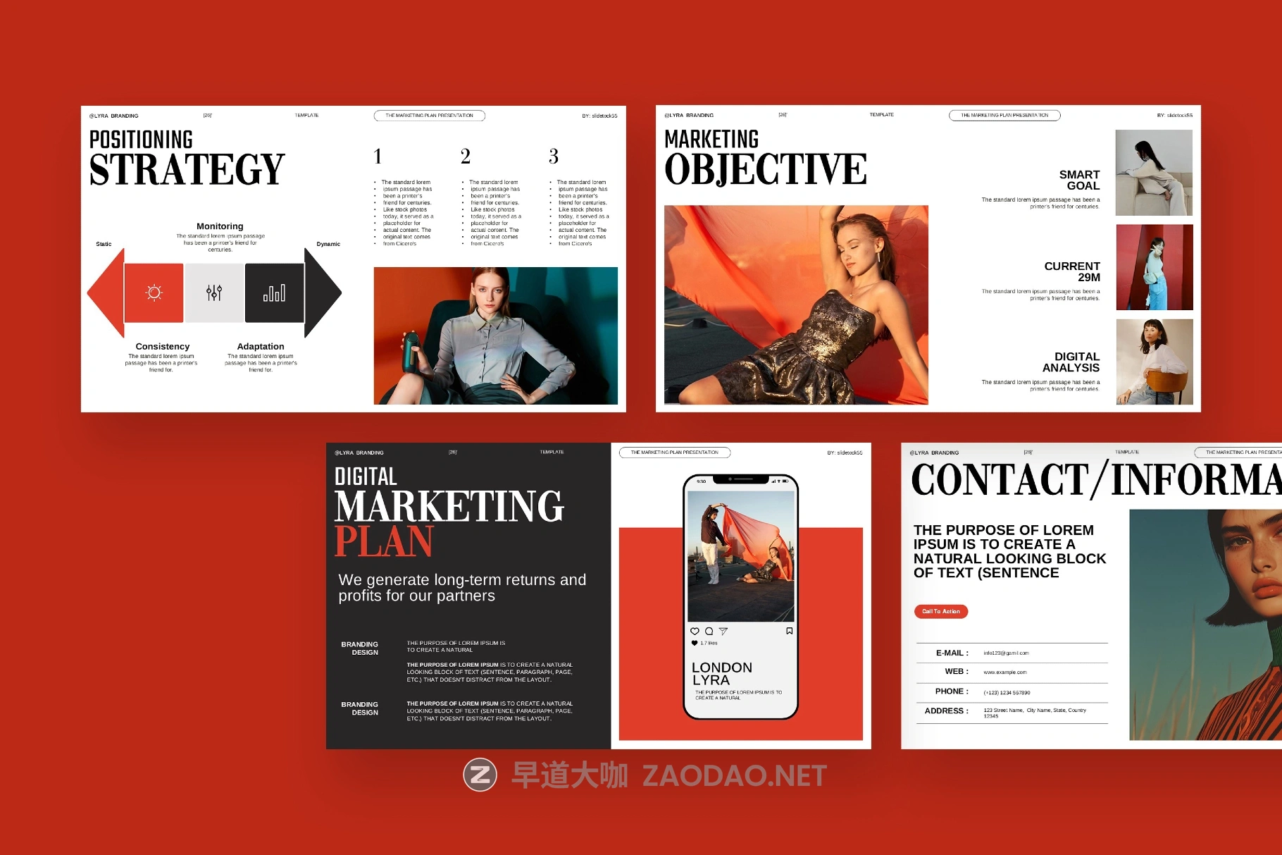 16页时尚品牌营销计划书图文排版幻灯片设计ppt/keynote/indd模板素材 Marketing Plan Presentation Template插图3 16页时尚品牌营销计划书图文排版幻灯片设计ppt/keynote/indd模板素材 Marketing Plan Presentation Template插图3