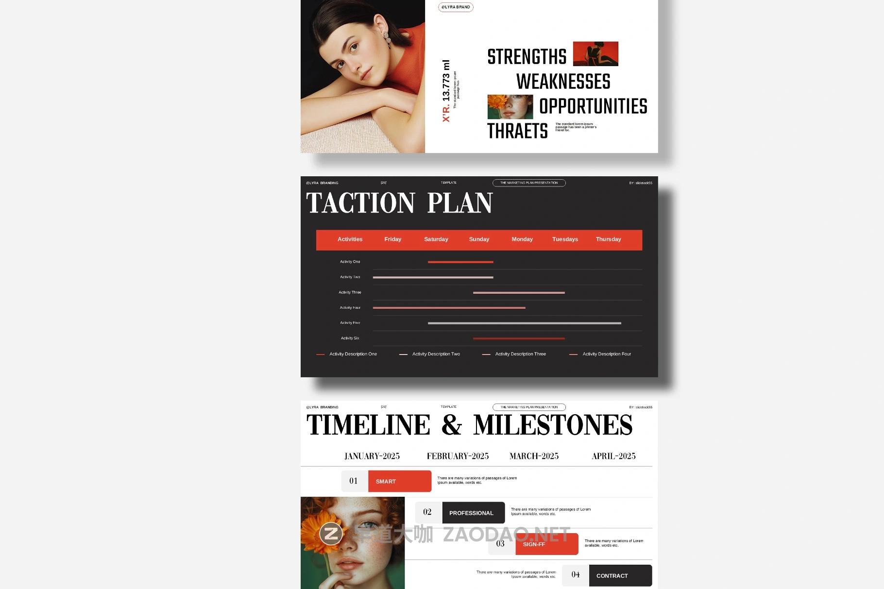 16页时尚品牌营销计划书图文排版幻灯片设计ppt/keynote/indd模板素材 Marketing Plan Presentation Template插图5 16页时尚品牌营销计划书图文排版幻灯片设计ppt/keynote/indd模板素材 Marketing Plan Presentation Template插图5