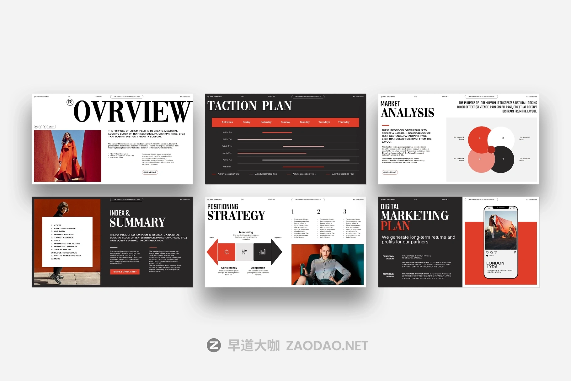 16页时尚品牌营销计划书图文排版幻灯片设计ppt/keynote/indd模板素材 Marketing Plan Presentation Template插图7 16页时尚品牌营销计划书图文排版幻灯片设计ppt/keynote/indd模板素材 Marketing Plan Presentation Template插图7