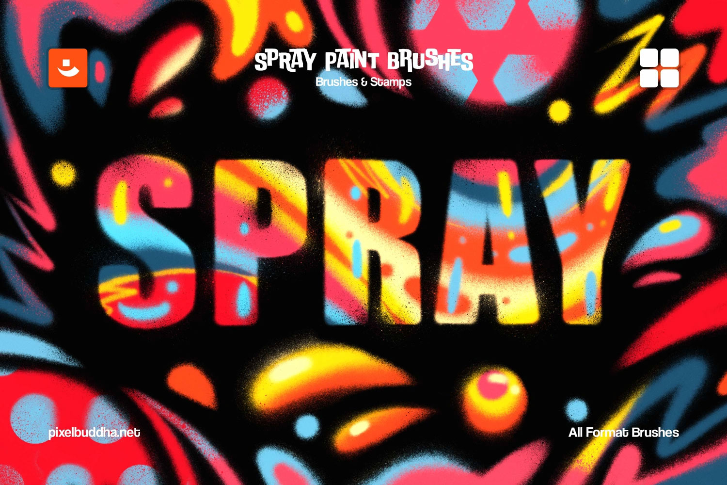 街头涂鸦艺术杂点喷涂喷漆绘画ps/ai/procreate/csp/affinity笔刷设计素材套装 Multi-App Spray Paint Brushes特色图 街头涂鸦艺术杂点喷涂喷漆绘画ps/ai/procreate/csp/affinity笔刷设计素材套装 Multi-App Spray Paint Brushes