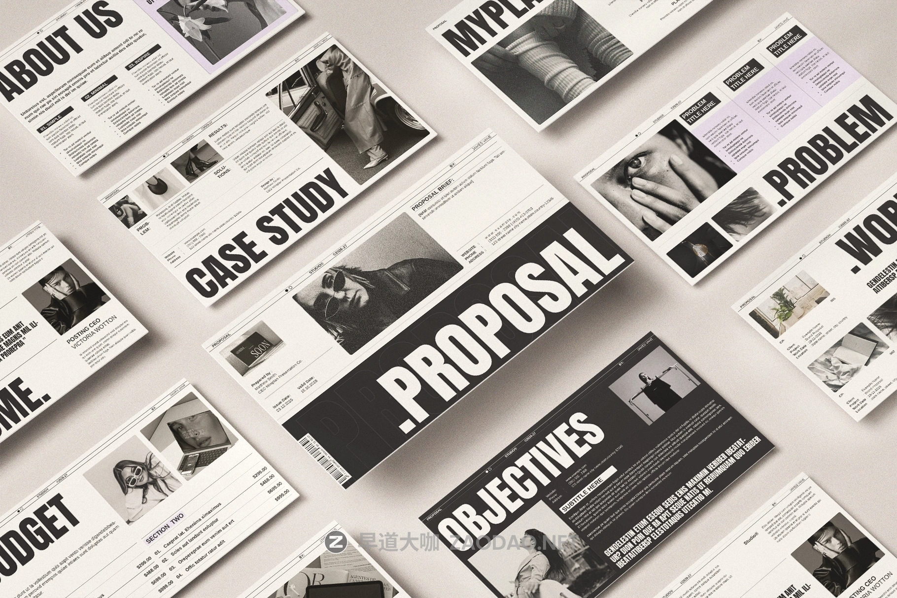 18页独特项目营销策划提案幻灯片图文排版设计indd/ppt格式模板素材 Proposal Presentation Template插图 18页独特项目营销策划提案幻灯片图文排版设计indd/ppt格式模板素材 Proposal Presentation Template插图