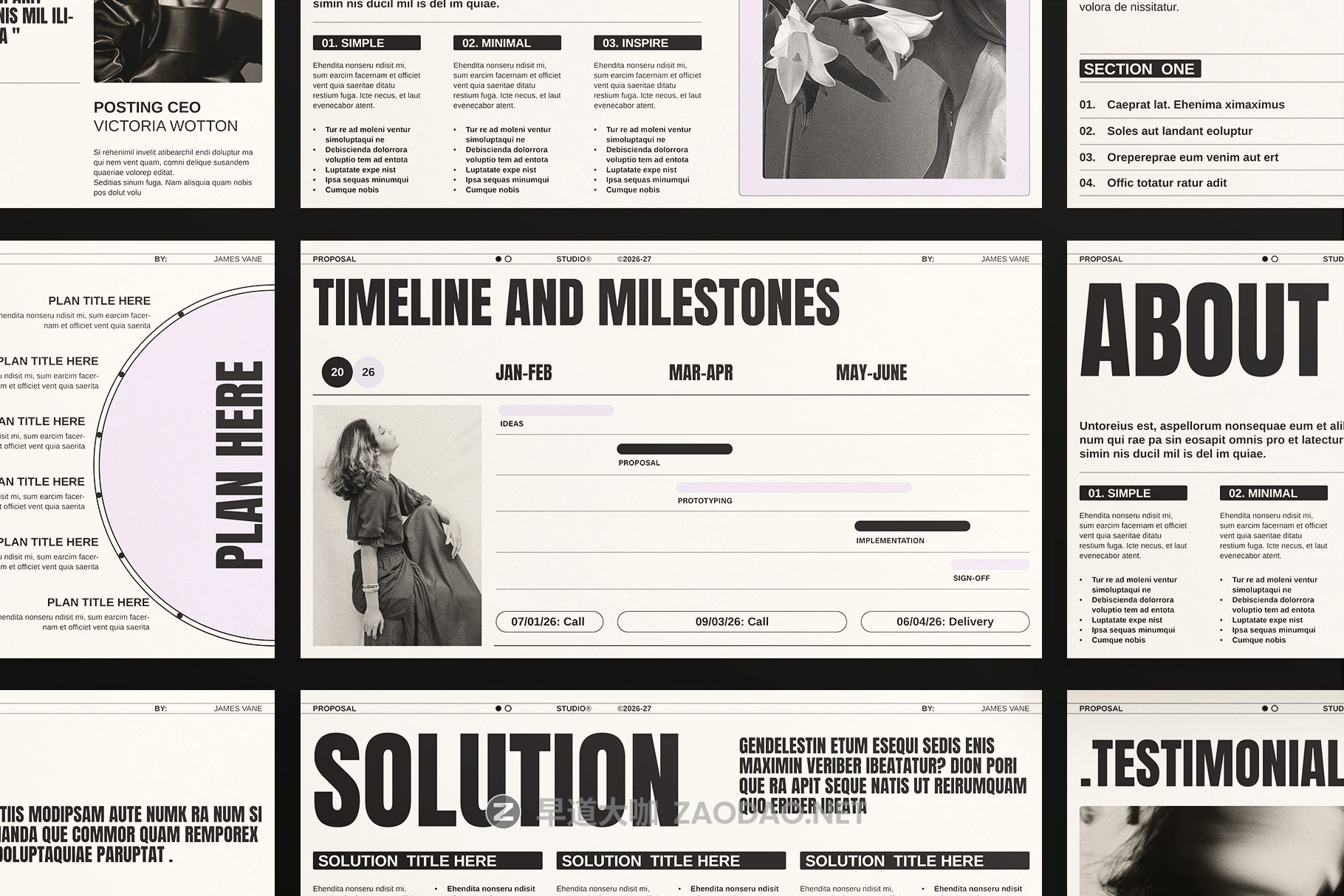 18页独特项目营销策划提案幻灯片图文排版设计indd/ppt格式模板素材 Proposal Presentation Template插图3 18页独特项目营销策划提案幻灯片图文排版设计indd/ppt格式模板素材 Proposal Presentation Template插图3