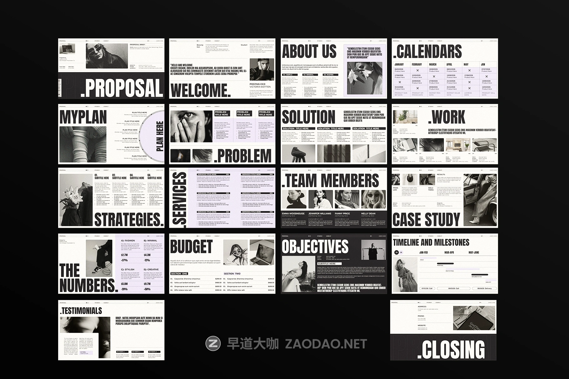 18页独特项目营销策划提案幻灯片图文排版设计indd/ppt格式模板素材 Proposal Presentation Template插图6 18页独特项目营销策划提案幻灯片图文排版设计indd/ppt格式模板素材 Proposal Presentation Template插图6