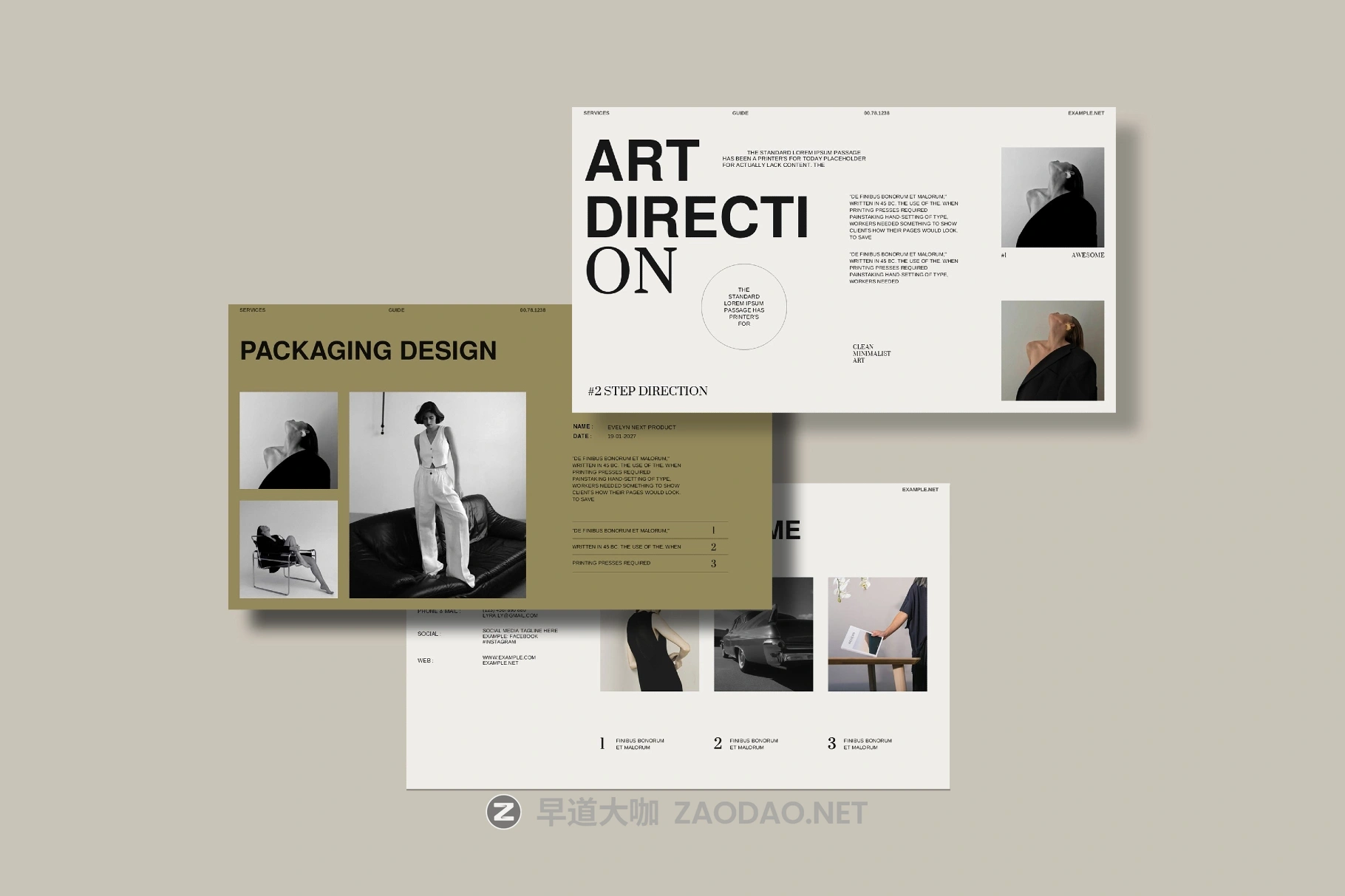 30页服装品牌营销策划提案幻灯片图文布局设计ppt/keynote模板素材 Service Guide Template插图11 30页服装品牌营销策划提案幻灯片图文布局设计ppt/keynote模板素材 Service Guide Template插图11