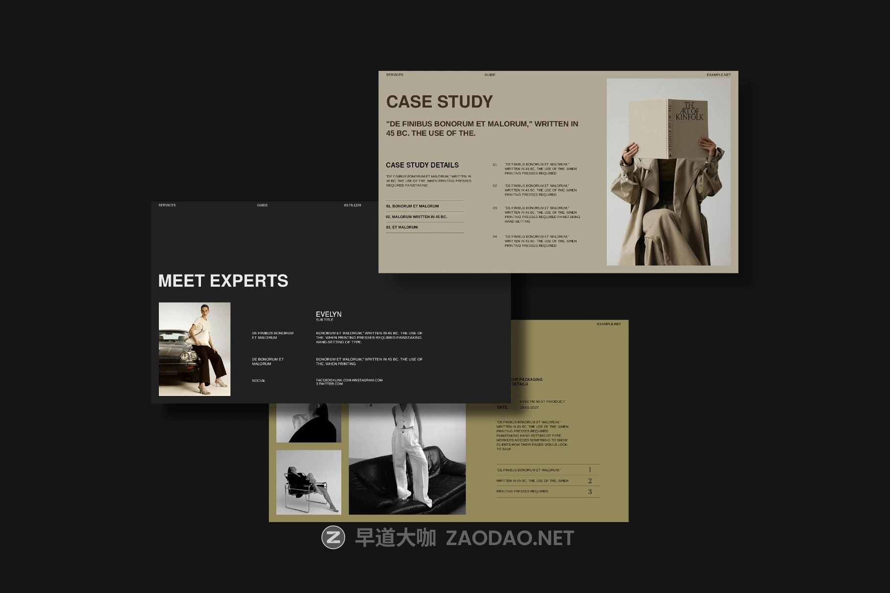 30页服装品牌营销策划提案幻灯片图文布局设计ppt/keynote模板素材 Service Guide Template插图7 30页服装品牌营销策划提案幻灯片图文布局设计ppt/keynote模板素材 Service Guide Template插图7