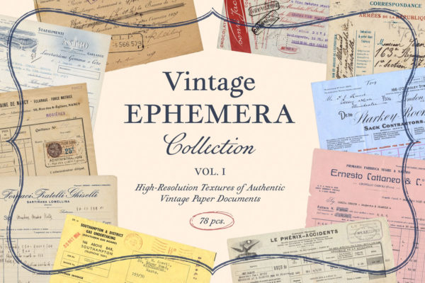78款复古做旧国外信纸表单支票收据发票古董手稿png免抠图片素材 Vintage Ephemera Collection特色图 78款复古做旧国外信纸表单支票收据发票古董手稿png免抠图片素材 Vintage Ephemera Collection