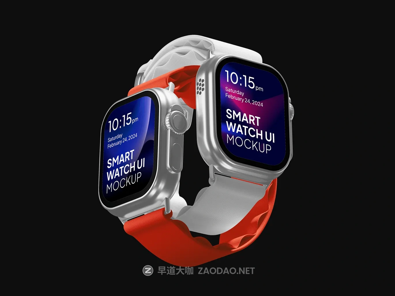 3款应用程序手表ui广告作品设计苹果智能手表Smartwatch贴图样机psd模板 Smartwatch UI Mockup插图2 3款应用程序手表ui广告作品设计苹果智能手表Smartwatch贴图样机psd模板 Smartwatch UI Mockup插图2