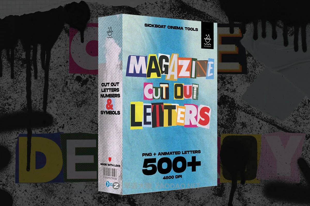 500+组复古4k高清拼贴艺术剪贴字母数字符号png免抠图+mov视频素材 Sickboat – MAGAZINE CUT OUT LETTERS PNG + ANIMATIONS插图 500+组复古4k高清拼贴艺术剪贴字母数字符号png免抠图+mov视频素材 Sickboat – MAGAZINE CUT OUT LETTERS PNG + ANIMATIONS插图